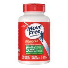 益节Move Free 美国进口氨糖软骨素钙片 维骨力中老年人护关节营养品 【绿瓶】缓解关节痛 120粒