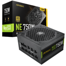 PLUS会员：Antec 安钛克 NE750金牌全模组 电脑主机电源 750W