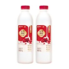 需首购: 蒙牛 金丝小枣风味酸牛奶 1kg*2瓶