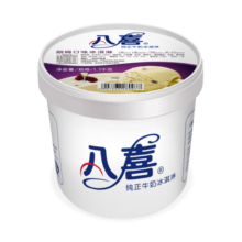 八喜冰淇淋 朗姆口味1100g*1桶 家庭装 生牛乳冰淇淋大桶