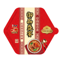 plus会员：康师傅方便面 御品盛宴 红烧臻选牛肉面163g单盒*17件
