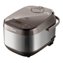 plus会员：美的（Midea）青瓷圆釜电饭煲5升+赠美的电热水壶1.7L