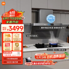 plus会员：米家小米抽油烟机净烟机P1 烟灶套装 MJ04CY+4.8KW（液化气）