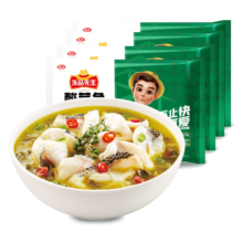 京东百亿补贴、plus会员:冻品先生安井冻品先生 酸菜鱼  419g*4袋 老坛酸菜黑鱼片 含酸菜调料包