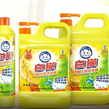 百亿补贴、PLUS会员：白猫 柠檬红茶洗洁精5kg*4瓶（整箱）A类食品用去油祛味红茶香洗洁精