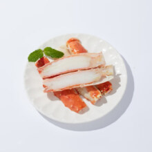 京东超市 冷冻帝王蟹腿 400g 蟹腿切片 *2件
