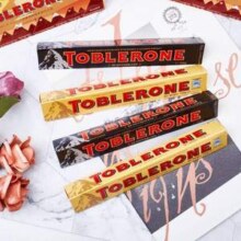 原装进口，Toblerone 瑞士三角 巧克力 100g*4盒 多口味 赠奥利奥饼干