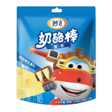 PLUS会员:妙飞 成长款 高钙奶酪棒 原味*2+送可吸原味*2 共380g（共20支）*3件