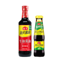 plus会员:海天 生抽酱油500ml+上等蚝油260g