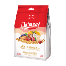 PLUS会员:欧扎克 多种水果坚果燕麦片100g 任选5件