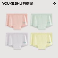 YOUKESHU 有棵树 儿童纯棉裆平角内裤