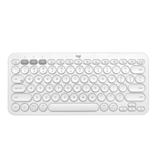 罗技（Logitech） 无线蓝牙键盘K380多设备轻薄蓝牙鹅卵石鼠标键盘便携小巧手机平板通用 K380 白色139元 (送赠品,券后省10)