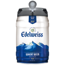 喜力旗下 悠世（Edelweiss）精酿白啤 5L桶装 荷兰原装进口