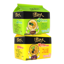 汤达人方便面日式脲骨拉面官方旗舰店泡面酸辣脬骨面袋装5袋