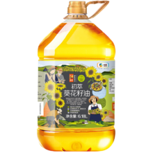 京东百亿补贴，plus会员:初萃 中粮葵花籽油6.18L 一级物理压榨  充氮保鲜 食用油