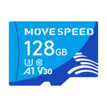 概率券、京东PLUS：MOVE SPEED 移速 128GB内存卡TF（MicroSD）存储卡 U3 V30 4K 高速款