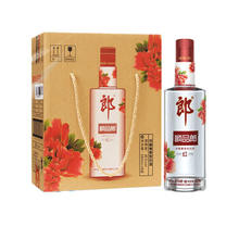 LANGJIU 郎酒 顺品郎480红款兼香型光瓶白酒 45度 480mL 6瓶 手提版