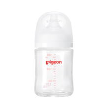 再补券、plus会员：Pigeon 贝亲 自然实感第3代 玻璃奶瓶 宽口径 160ml