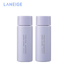 京东百亿补贴、plus会员:兰芝（LANEIGE）致美紧颜焕采三重凝萃精华水30ml+精华乳30ml