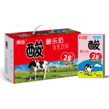 菊乐（JULE）经典酸乐奶含乳饮料260g*24盒学生营养早餐奶牛奶原味酸奶