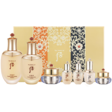 后Whoo天气丹花献光彩紧颜水乳霜护肤品7件套盒套装353ml 免税版