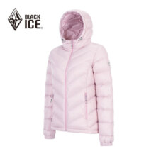 黑冰（BLACKICE）户外连帽羽绒服女款城市休闲轻量便携羽绒外套 D 淡粉 M
