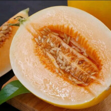 京东百亿补贴、PLUS会员：金百粟 头茬甘肃黄金蜜瓜 整箱装 5斤 精品2-4个
