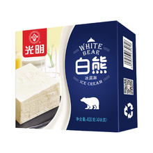 Bright 光明 白熊中砖 100g*4块 经典奶砖奶香味 冰激凌冷饮冰淇淋