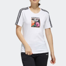 adidas 阿迪达斯 女子休闲舒适短袖时尚百搭跑步运动T恤FP7322