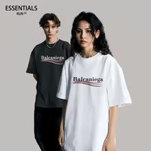 ESSENTIALS 2024夏季新款潮牌纯棉T恤