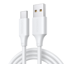 UGREEN 绿联 US303 Type-C 66W 数据线 PVC 1m 白色