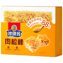 PLUS会员：徐福记 金标风味醇香肉松沙琪玛 350g 约16枚*5