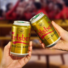 PLUS会员：Carlsberg 嘉士伯 金牌 金牌 330mL 3罐 非原箱