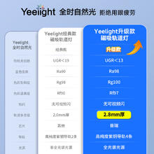 Yeelight 易来 eelight护眼磁吸轨道灯嵌入式无主灯家用客厅照明装暗装无边框灯