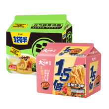 PLUS会员:今麦郎 方便面 1袋半元气豚骨*5+1.5倍番茄面*5 共1320g