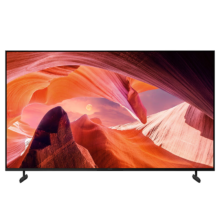 索尼（SONY）KD-75X80L 75英寸 高色域智能电视 4K HDR 全面屏设计 黑色