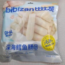 比比赞（BIBIZAN）深海鳕鱼肠原味450g 即食鱼肉肠火腿肠儿童休闲海味零食