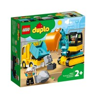 LEGO 乐高 Duplo得宝系列 10931 翻斗车和挖掘车套装