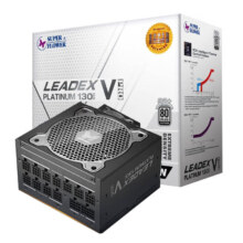 京东PLUS：SUPER FLOWER 振华 1000W LEADEX VP1000W 电脑电源 13cm白金牌全模 标配12VHPWR线 支持4090显卡 十年保固