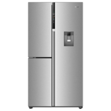 海尔（Haier）冰箱 585升家用侧T对开门三门带制冰机冰箱 可制冰块三循环宽幅变温超净五效合一外取水电冰箱 【585升】EPP超净系统+宽幅变温区+独立制冰机