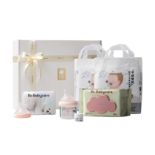 babycare新生儿礼盒出生满月礼初生礼五件套含专研臀肌纸尿裤