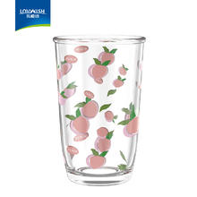 LOVWISH 乐唯诗 可爱吸管玻璃杯 350ml