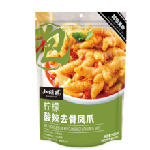 京东百亿补贴：小胡鸭 无骨鸡爪 柠檬酸辣味 508g