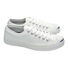 日本直邮日版匡威JACK PURCELL 开口笑低帮情侣同款经典帆布鞋 白