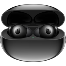 京东百亿补贴、plus会员:OPPO Enco X2真无线入耳式主动降噪游戏蓝牙耳机 久石让调音 通用苹果华为小米手机 有线充版镜夜黑