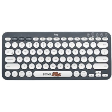 PLUS会员：logitech 罗技 K380布朗熊（蓝牙键鼠套装）