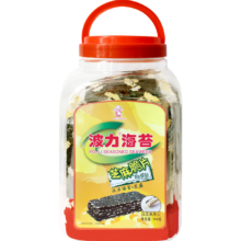 PLUS会员：波力海苔芝麻夹心脆144g/罐
