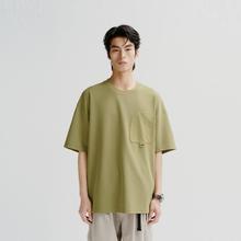 PEACEBIRD 太平鸟 男装2024夏款短袖重磅工装户外口袋男式T恤