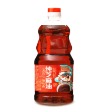 汪德荣 纯芝麻香油1000ml  凉拌调味火锅油碟 四十年只做香油*4