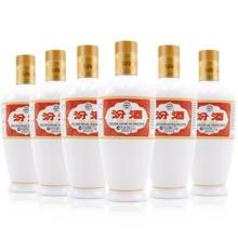 汾酒 出口白瓷汾 清香型白酒 53度 375mL*6 非原箱